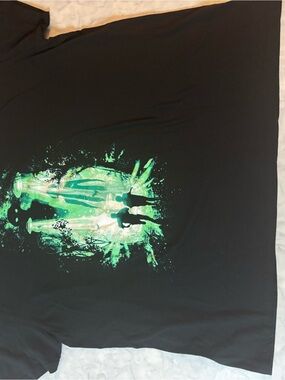 The X-Files Shirt XL Black Threadless Loot Crate Alien Graphic Tee Glow In Dark